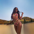 Sahara Bloom Strappy Bikini Set