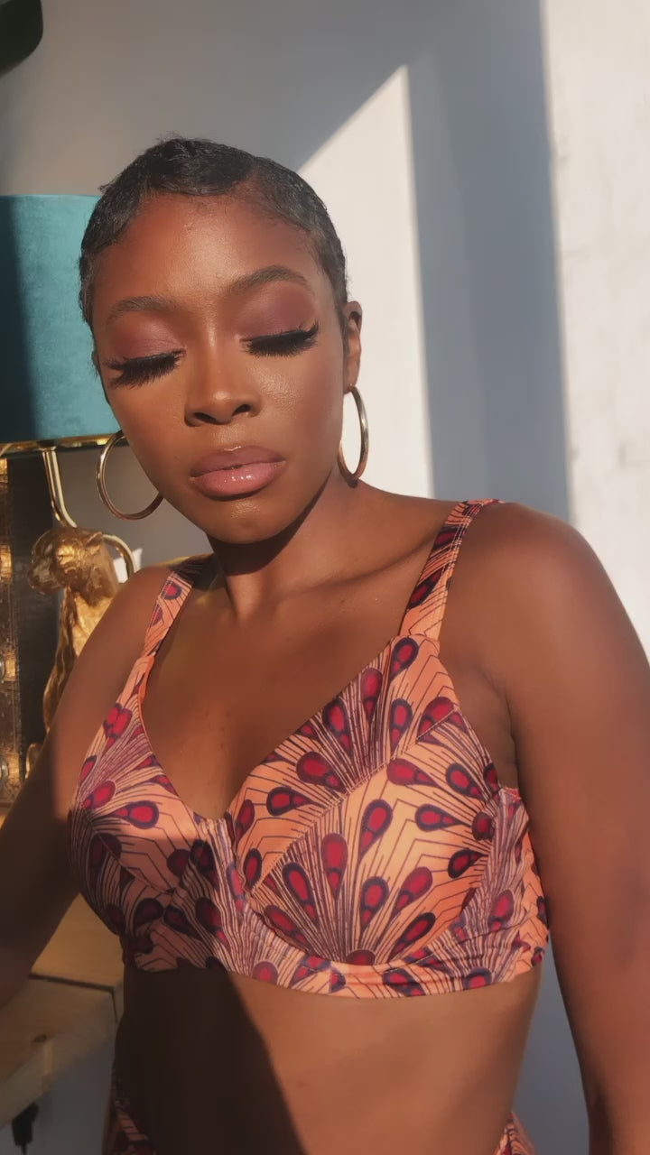 Savannah Leopard Two-Piece Bikini Set