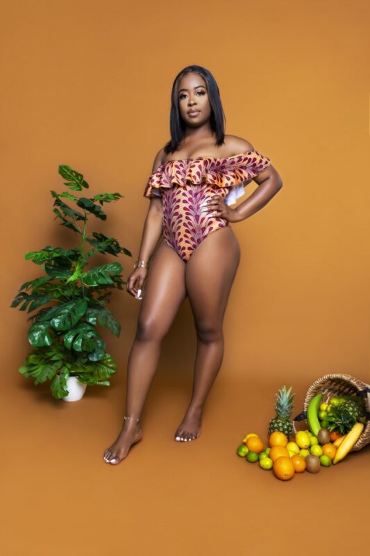 Sunset Ruffle One-Piece Swimsuit